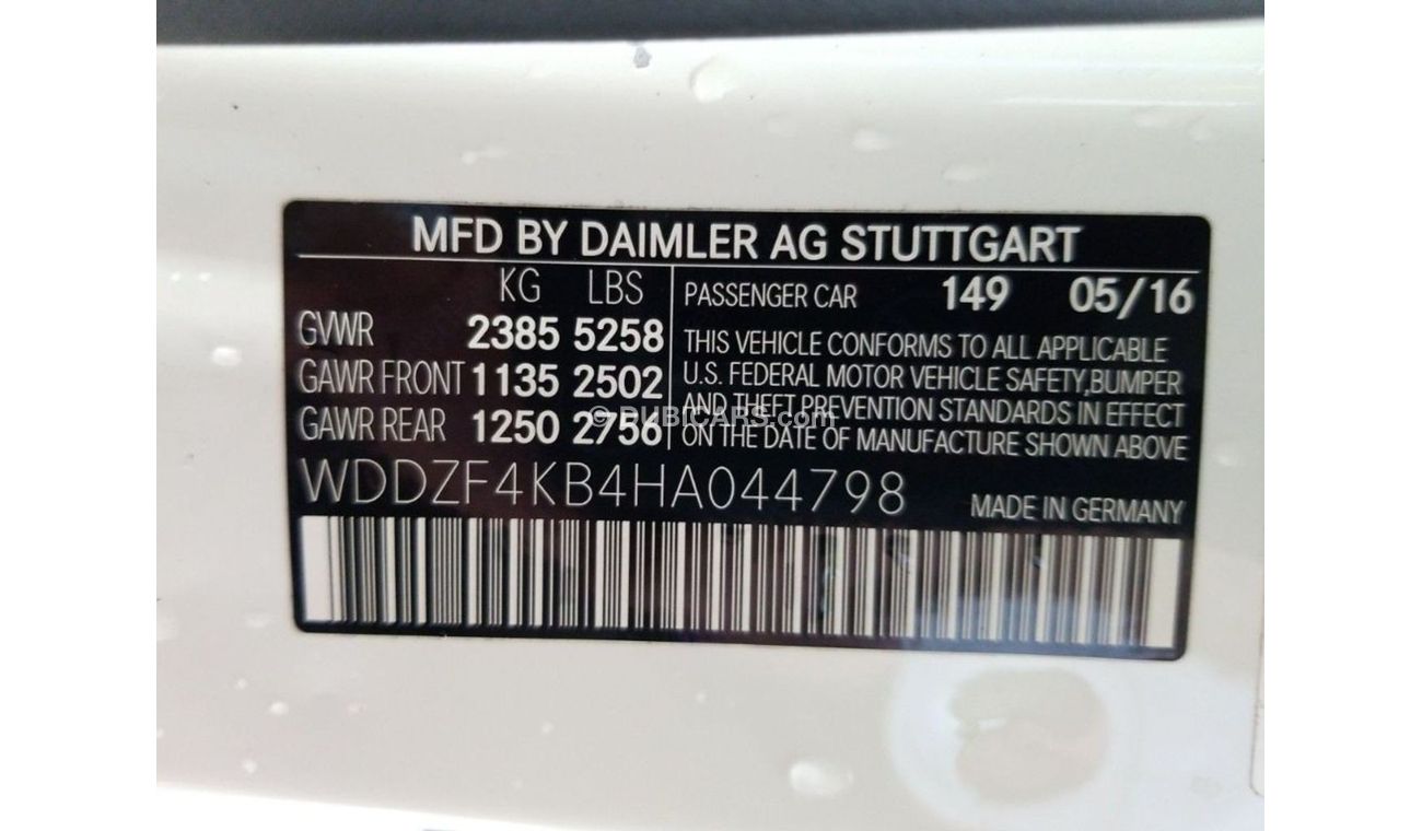 Mercedes-Benz E300 Available in USA