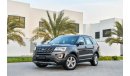 Ford Explorer XLT - 12,000kms Only - With Warranty - Grab this fantastic SUV for AED 2,037 PM - 0% DP