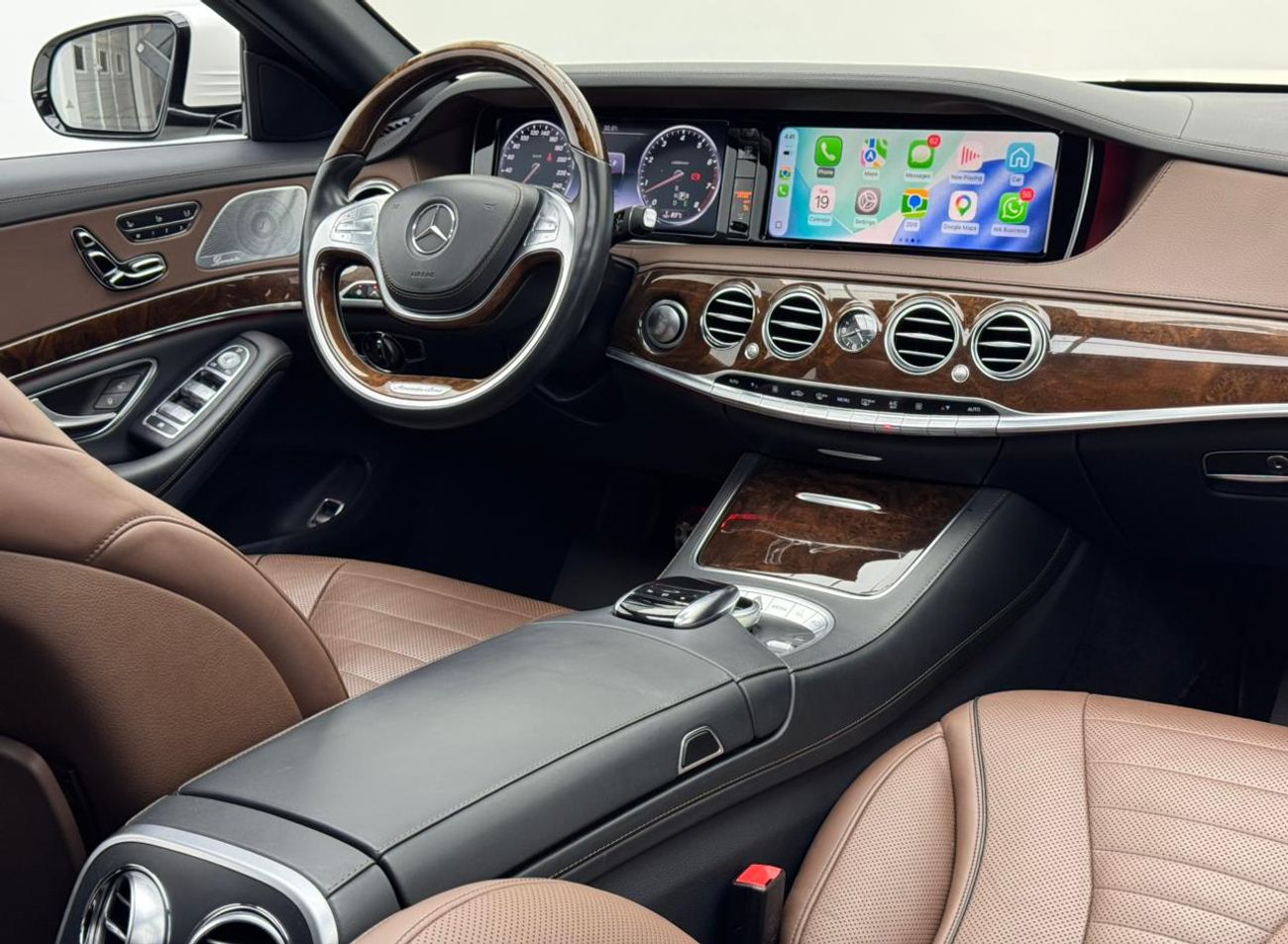 Mercedes Benz S550 2015 Mercedes-Benz S500L AMG, Service History, Excellent Condition, GCC