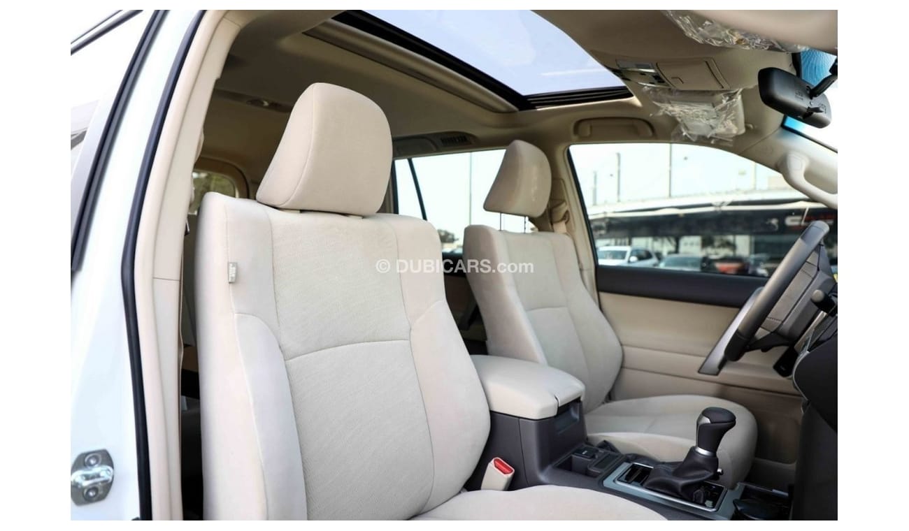 تويوتا برادو 2023 Toyota Prado 4.0 GXR DR P CB SR AT - Pearl White inside beige