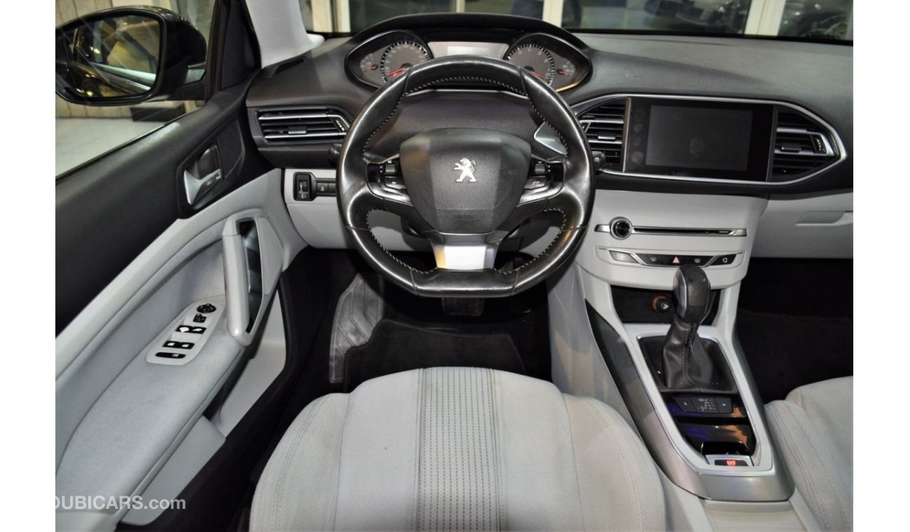 Peugeot 308 EXCELLENT DEAL for our Peugeot 308 TURBO 2015 Model!! in Black Color! GCC Specs