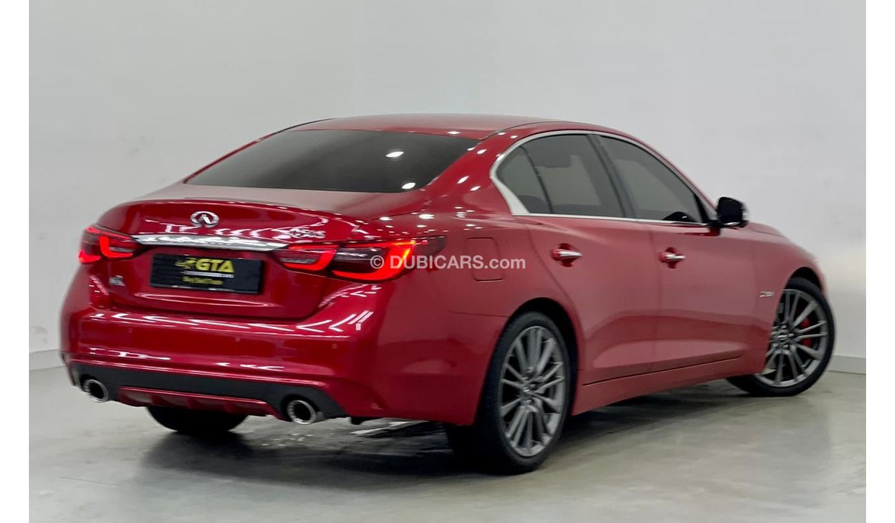 إنفينيتي Q50 ريد سبورت 400 2018 Infiniti Q50 S Red Sport, Full Rostomani History, Warranty, GCC