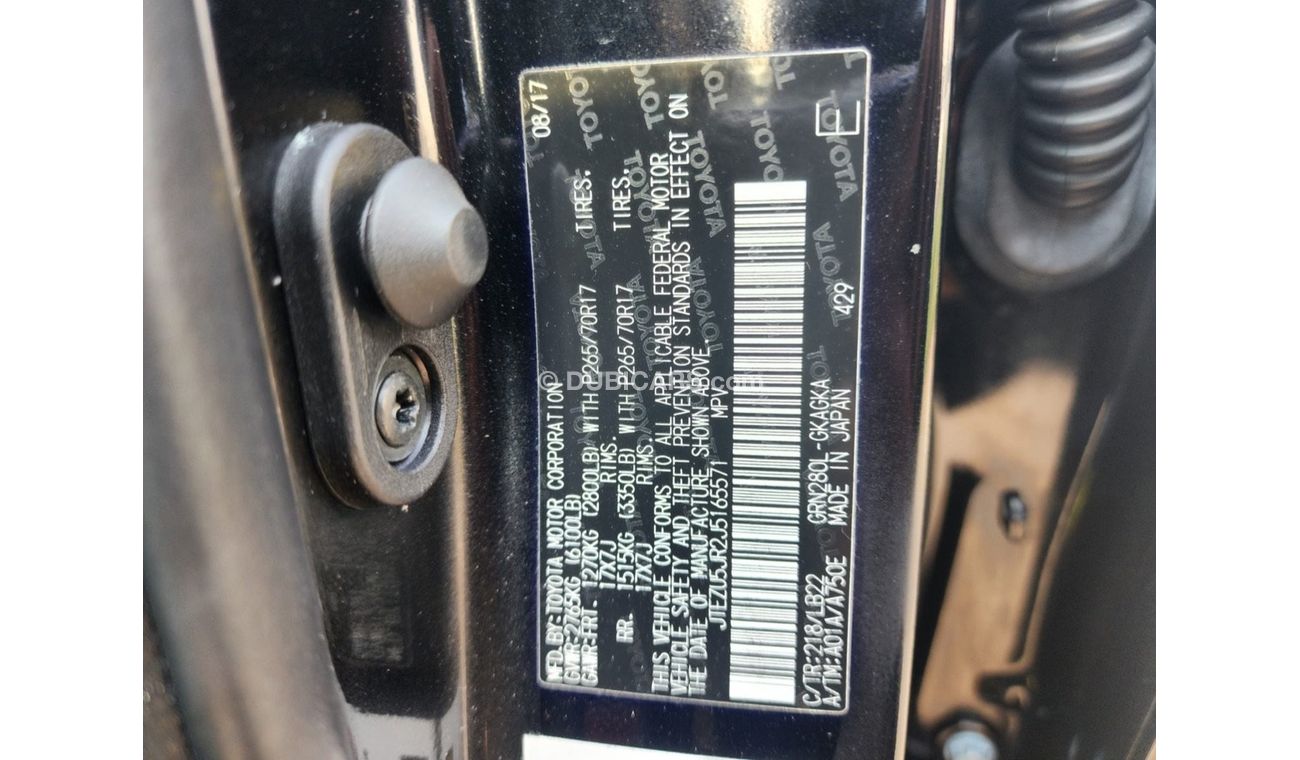 Toyota 4Runner TOYOTA 4RUNNER 2018 MODEL FULL OPTION