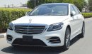 Mercedes-Benz S 560 2018, 4MATIC 4.0L V8 GCC, 0km with 2 Years Unlimited Mileage Warranty