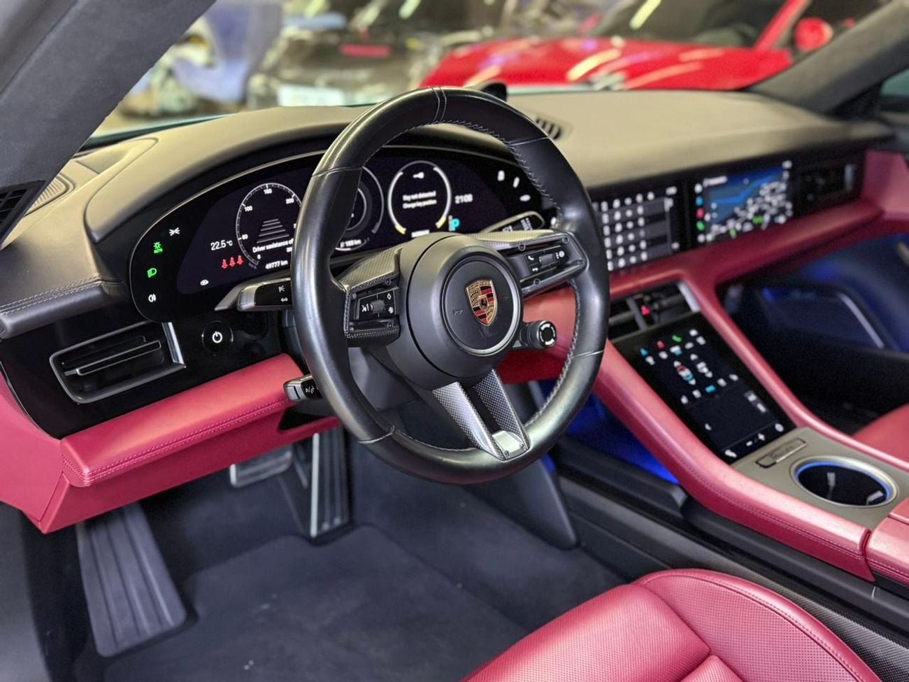 Porsche Taycan Turbo S (761 HP) 2021 Porsche Taycan Turbo S - GCC Specs - Low Mileage - Full service history - Perf