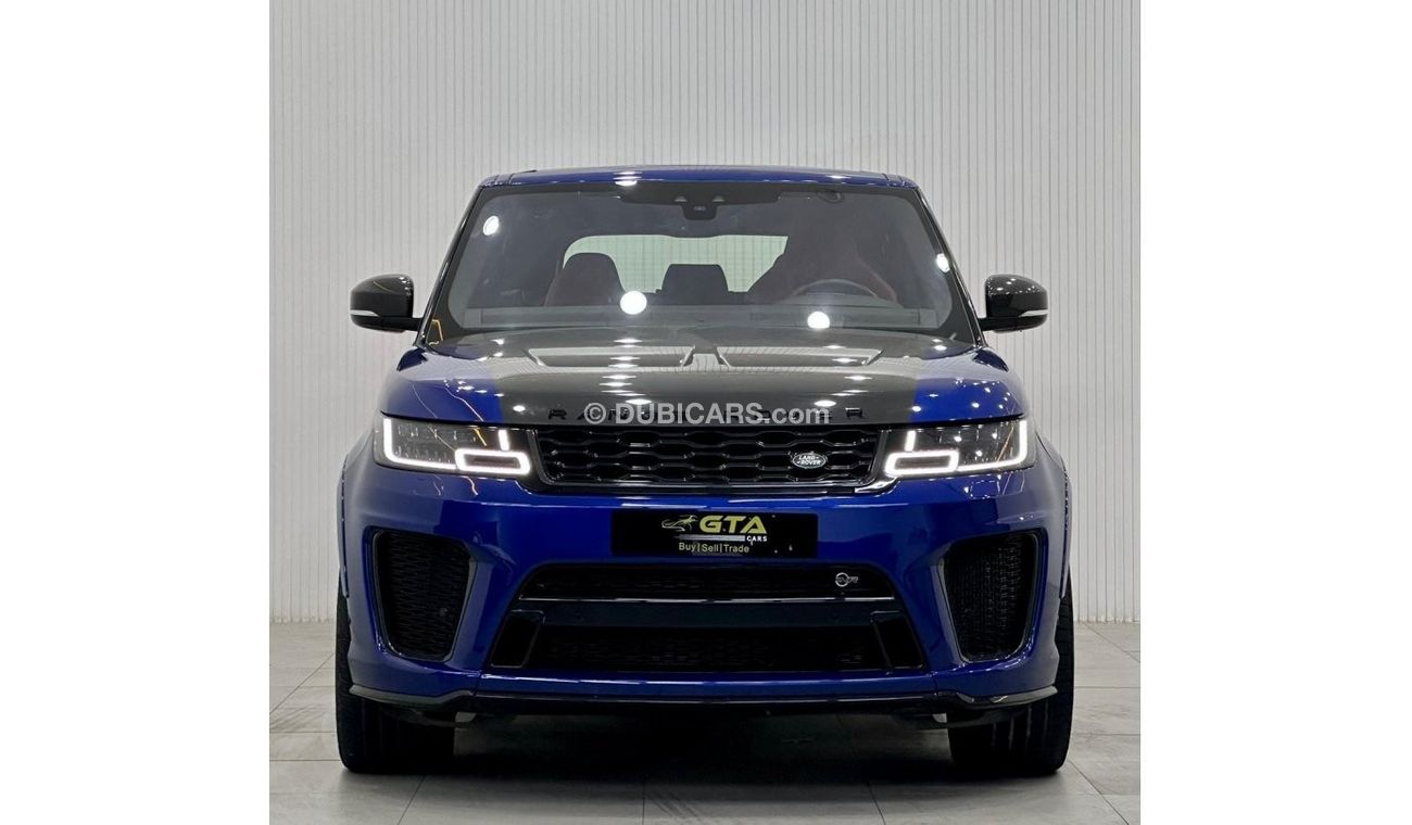 لاند روفر رينج روفر سبورت 2022 Range Rover Sport SVR Carbon, June 2025 Warranty, Service Contract, Full Options, Low Kms, Euro