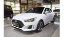 Hyundai Veloster 100% Not Flooded | Turbo صبغ وكاله | GCC Specs | 2.0L | Original Paint | Excellent Condition | Accid