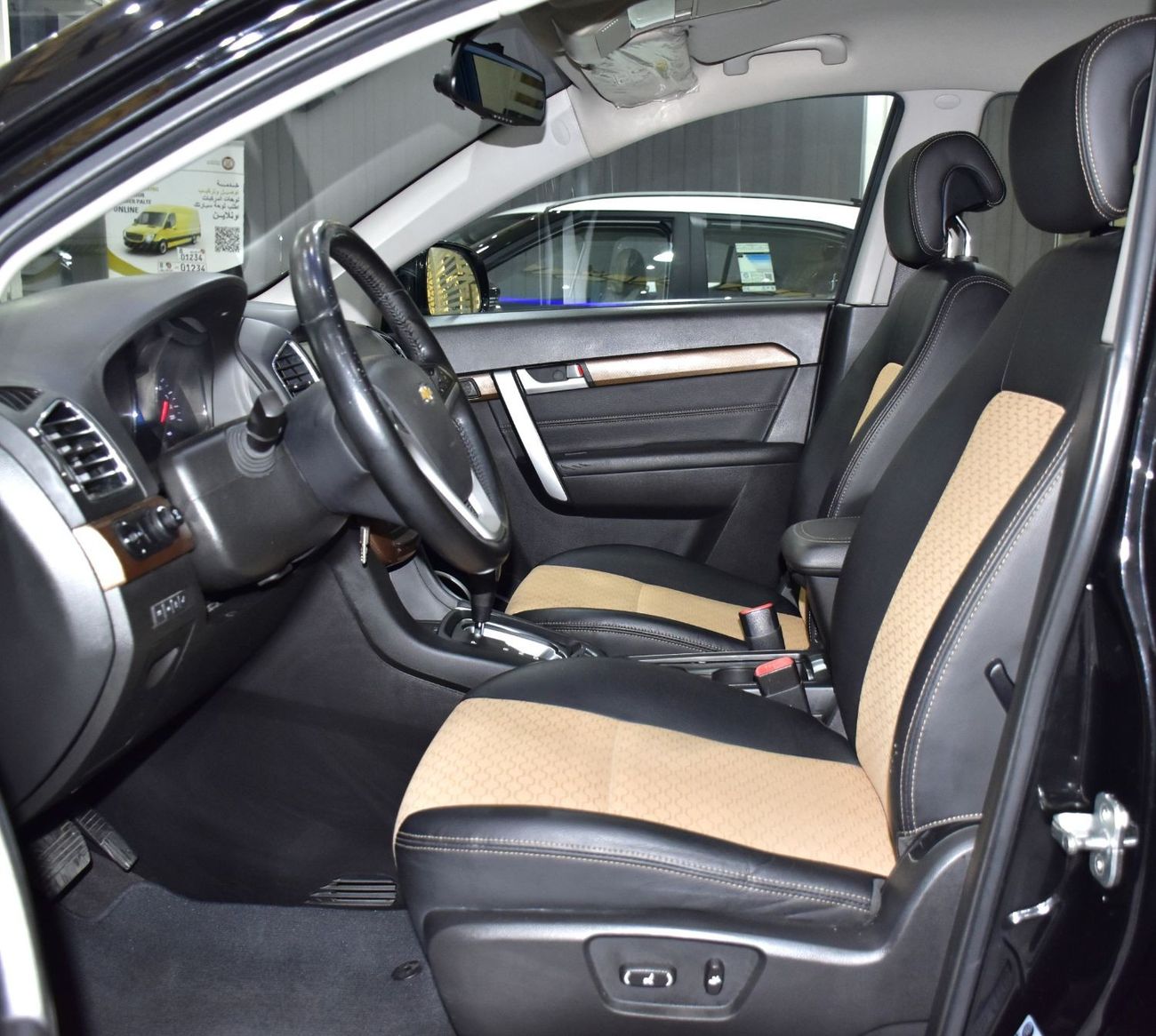 شيفروليه كابتيفا EXCELLENT DEAL for our Chevrolet Captiva LT ( 2017 Model ) in Black Color GCC Specs