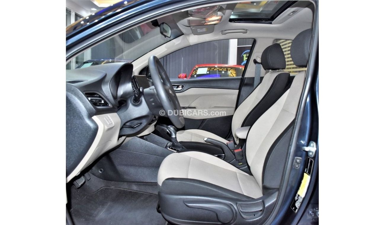 Hyundai Accent EXCELLENT DEAL for our Hyundai Accent 1.6 ( 2022 Model ) in Blue Color GCC Specs