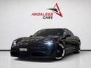 بورش تايكان AED 3,520 P.M | 0% DOWN PAYMENT | PORSCHE TAYCAN STANDARD | EV | 2022 | AMERICAN SPECS