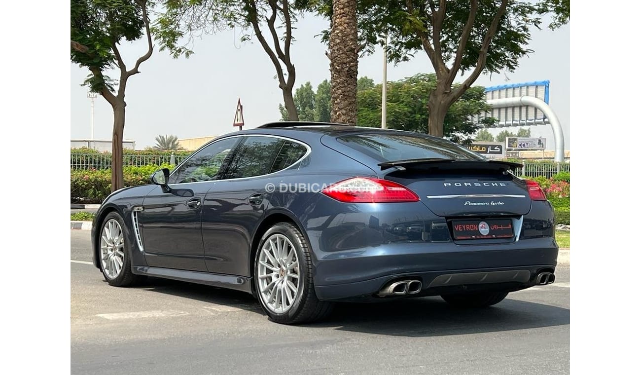 Porsche Panamera PORSCHE PANAMERA TURBO TOP LINE 2012 GCC ORIGINAL PAINT WITH ONE YEAR WARRANTY