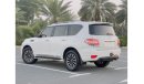 Nissan Patrol 2015 GCC model, full option, 5 cams, small machine, SE PLATINUM, rear screens, 8 cylinders