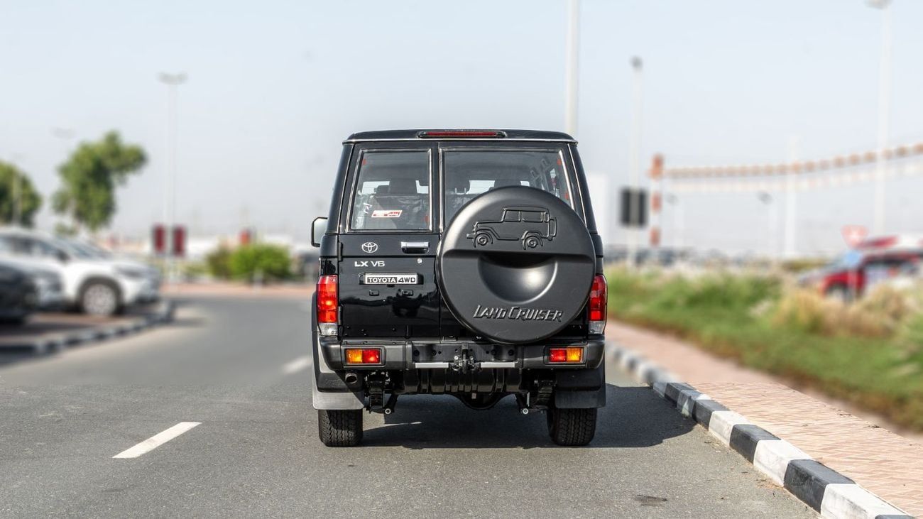 Toyota Land Cruiser 70 2026 Toyota Land Cruiser LC76 4.0L AT Petrol (Black-Brown) Mid Option