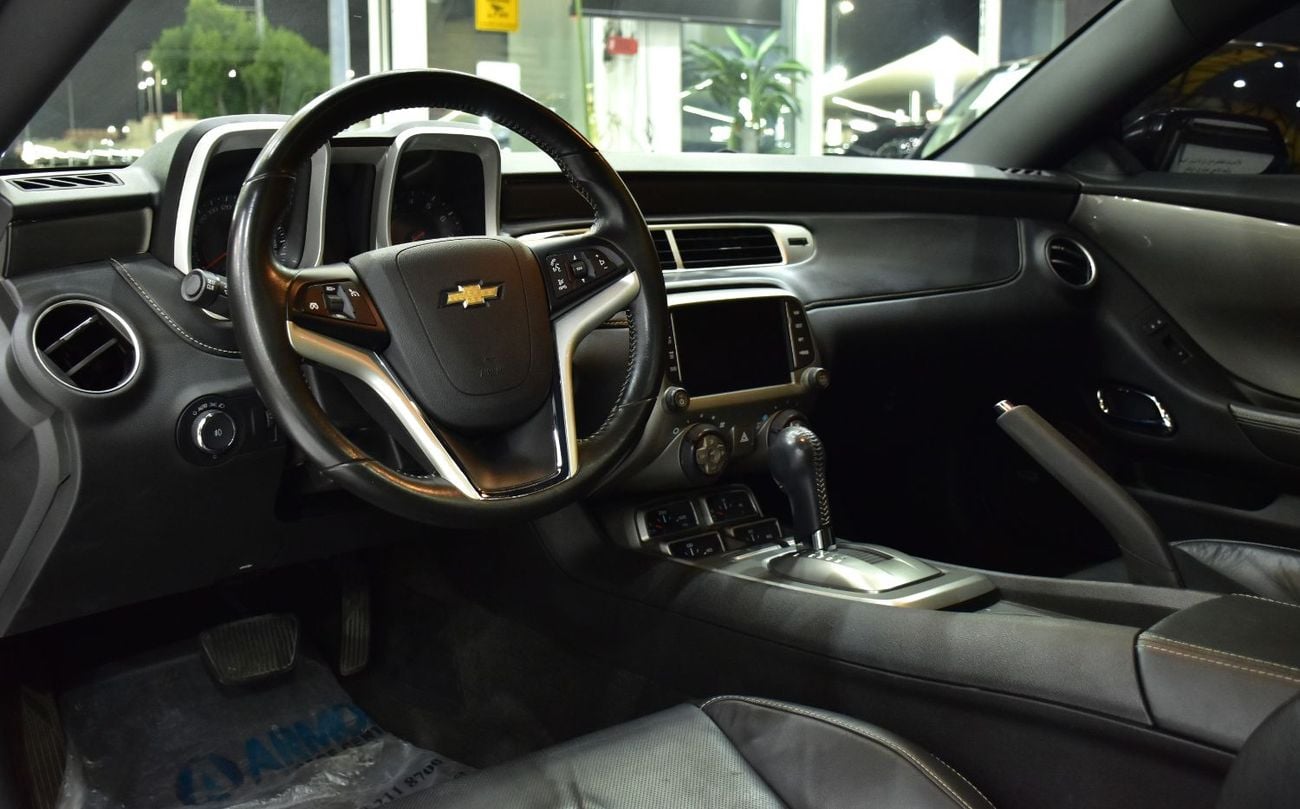 Chevrolet Camaro EXCELLENT DEAL for our Chevrolet Camaro RS ( 2014 Model ) in Black Color GCC Specs