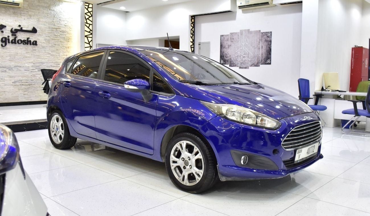 فورد فيستا Ford Fiesta ( 2015 Model ) in Blue Color GCC Specs
