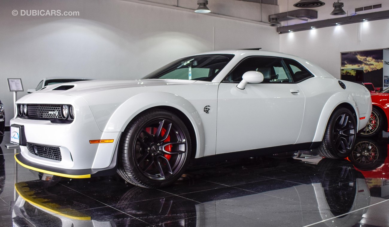 Dodge Challenger 2019 Hellcat WIDEBODY, 717hp, 6.2 V8 GCC, 0km with 3 Years or 100,000km Warranty