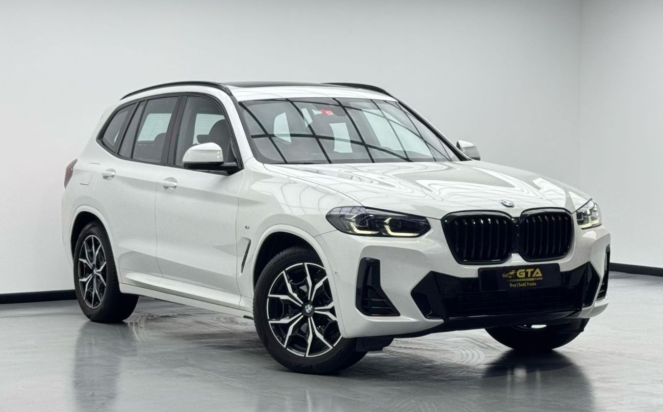بي أم دبليو X3 xDrive 30i M Sport 2.0L 2022 BMW X3 xDrive30i M Sport, 2027 BMW Warranty + Service Pack, Full BMW Se