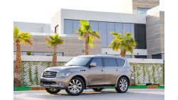 إنفينيتي QX80 Luxury | 2,351 P.M (4 Years) | 0% Downpayment | Full Option | Immaculate Condition!