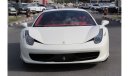 Ferrari 458 ITALIA 2014 MODEL LOW MILGE 33,000 KM GCC NO ANY ACCIDENT