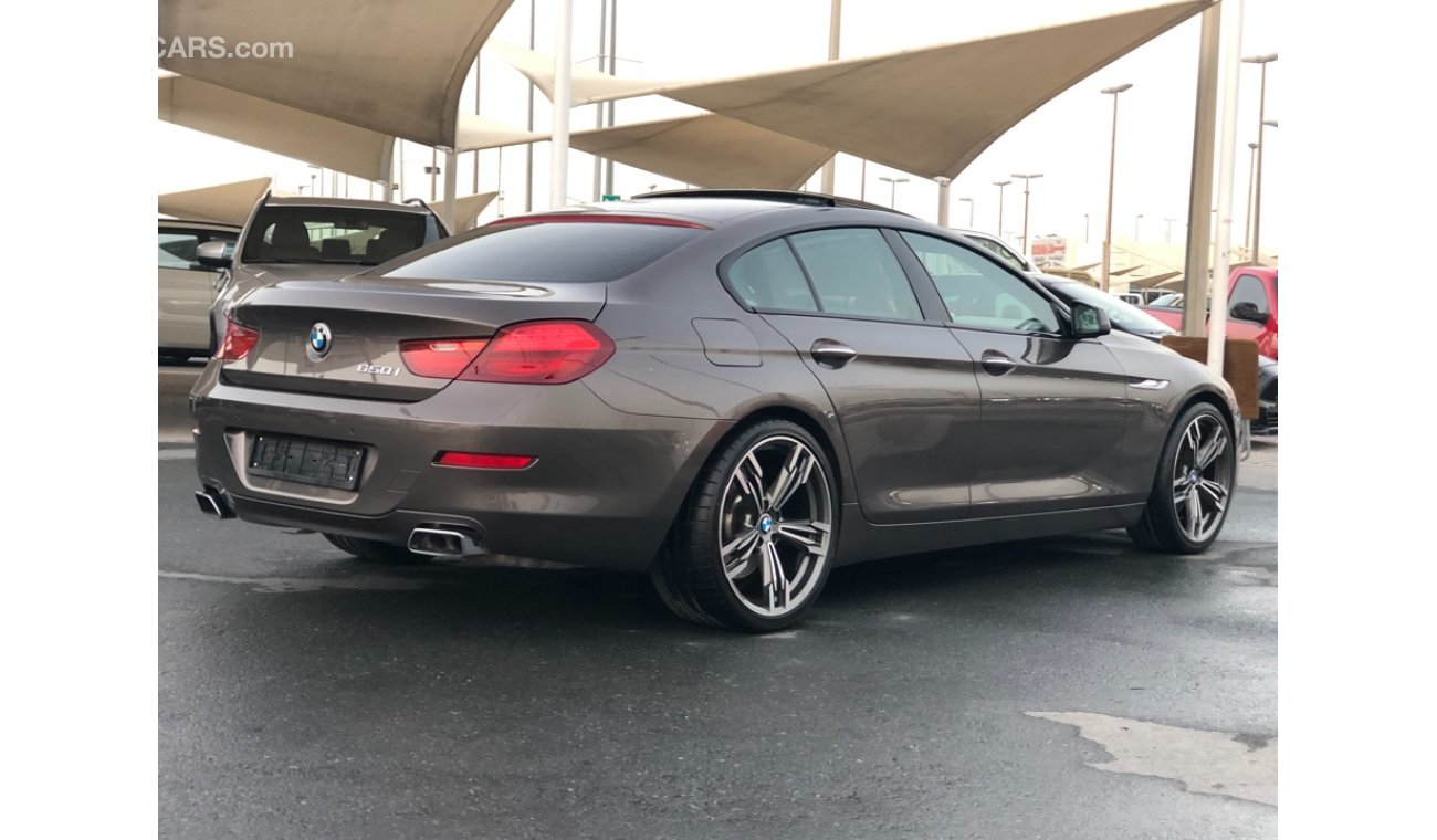 BMW 650i BMW 650 MODEL 2013GCC CAR PREFECT CONDITION FULL OPTION SUN ROOF LEATHER SEATS BACK AIR CONDITION 5C