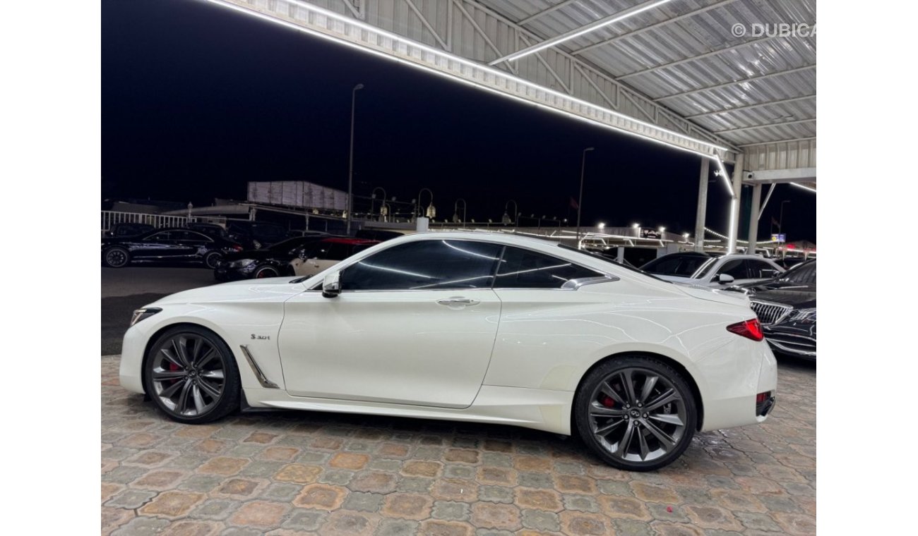 إنفينيتي Q60 احمر سبورت