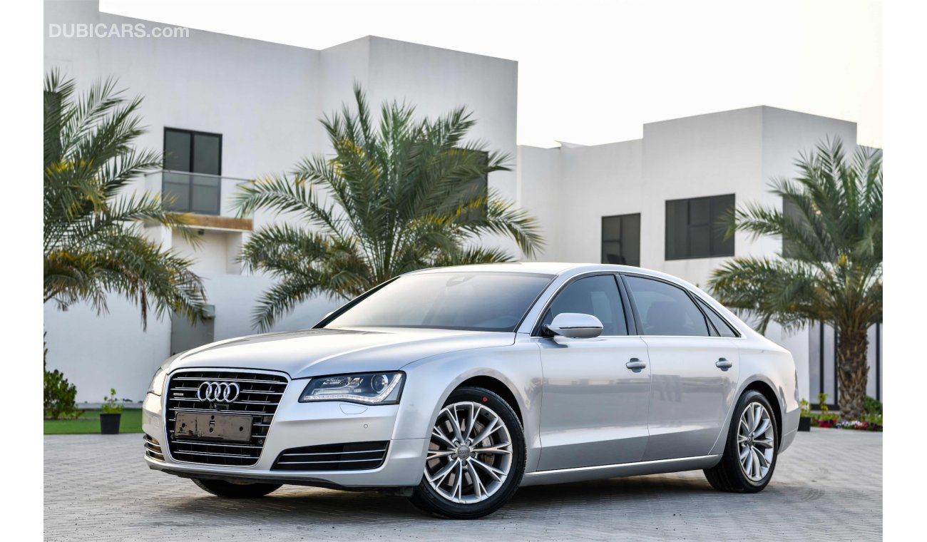 Audi A8 L - Fully Agency Serviced - Immaculate Condition - AED 1,645 Per Month - 0% DP