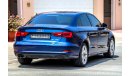 Audi A3 35TFSI 2016 GCC under Warranty with Zero Down-Payment.