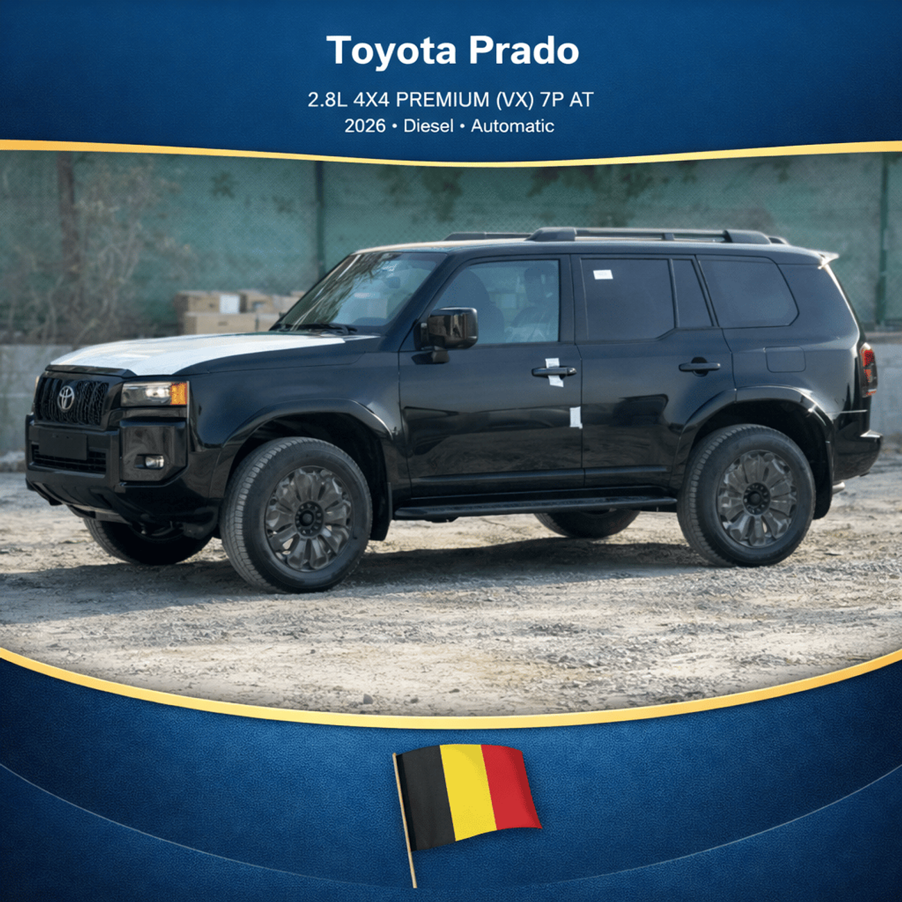 تويوتا برادو Toyota Prado 2.8L 4X4 PREMIUM (VX) 7P 8AT