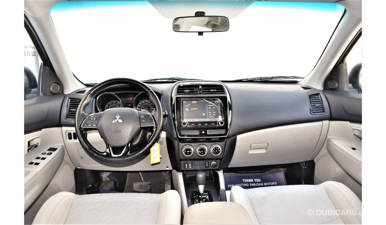 Mitsubishi ASX AED 1350 PM | 2.0L GLX 2WD GCC DEALER WARRANTY