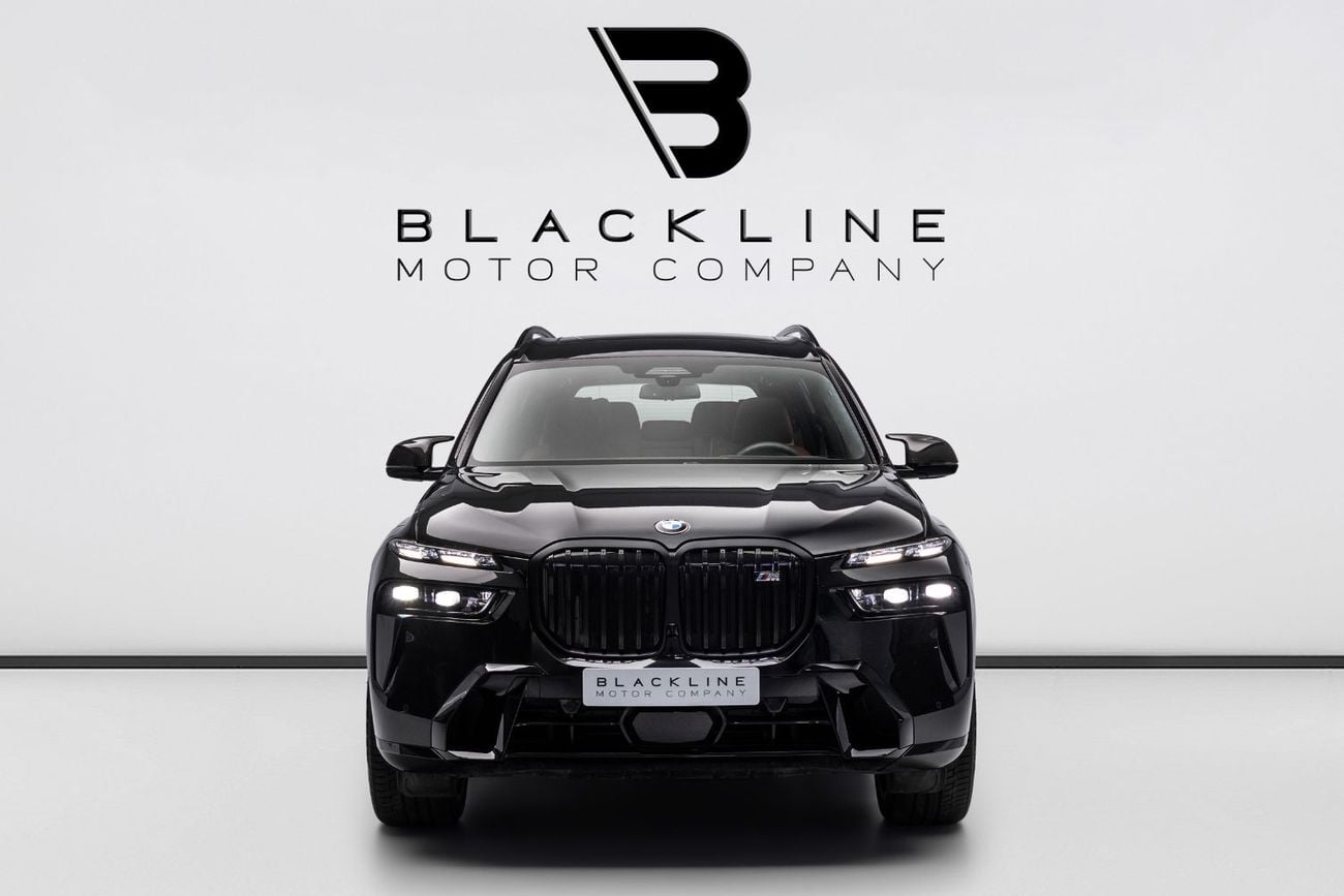 BMW X7 M60i XDRIVE BUY NOW, PAY 2027 | THE BLACKLINE STANDARD | BMW Warranty + Service Contract, GCC, LOW K