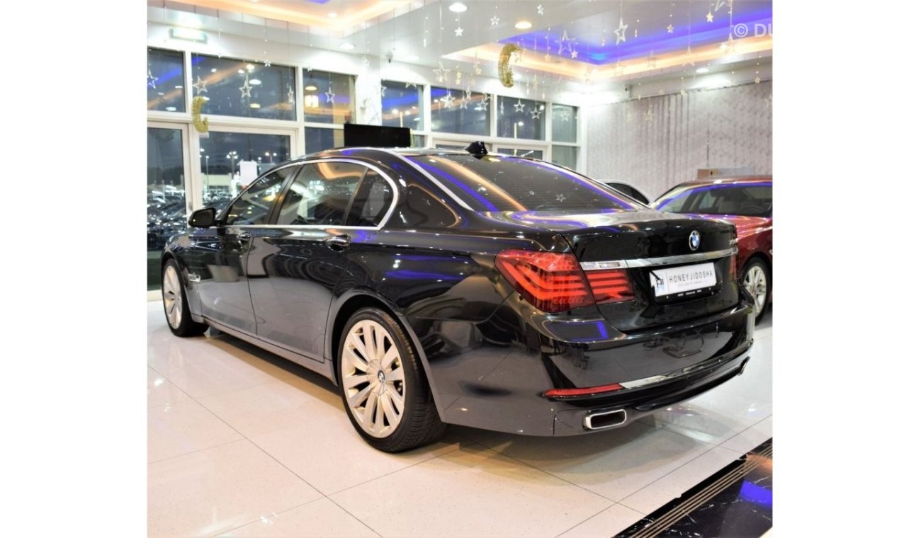 BMW 740Li ORIGINAL PAINT ( صبغ وكاله ) ONLY 63,000 KM! BMW 740Li ( 750 Badge ) 2013 Model!! GCC