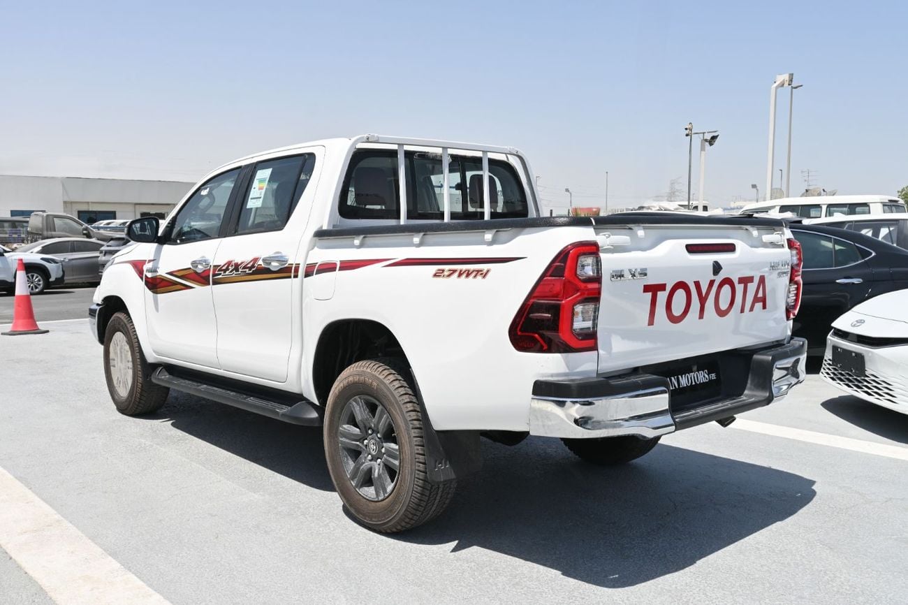 تويوتا هيلوكس Toyota Hilux SR5 GLXS 2.7L Petrol, Automatic 4WD, Model 2025, Color White
