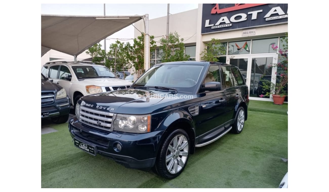 Land Rover Range Rover Sport Gulf model 2009, blue color, leather hatch, cruise control, alloy wheels and sensors in excellent co