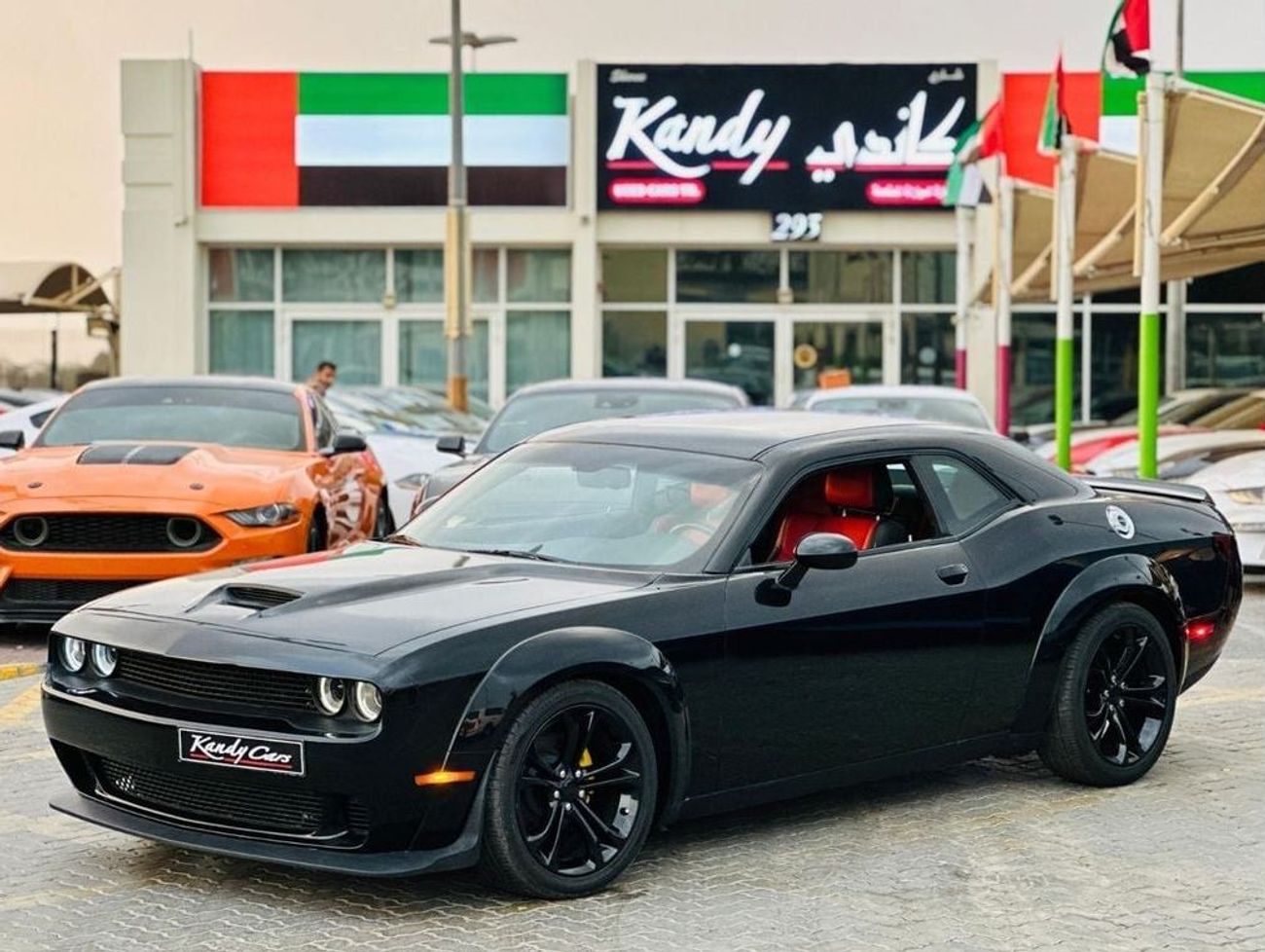 Dodge Challenger RT | Monthly AED 1130/- | 0% DP | Widebody Kit | Custom Leather Seats | Touch Screen | # 59922