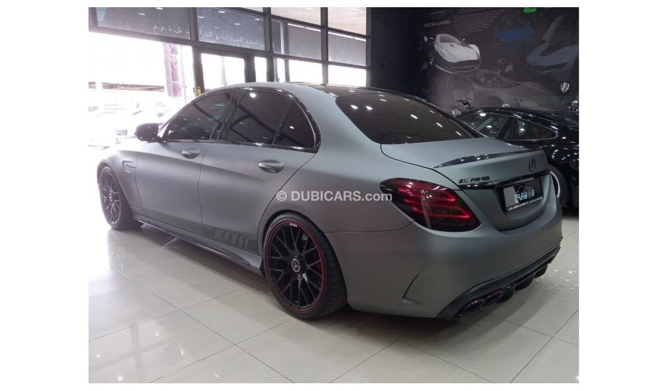 Mercedes-Benz C 63 AMG MERCEDES C63S 2015 GCC IN BEAUTIFUL SHAPE FOR 145K AED