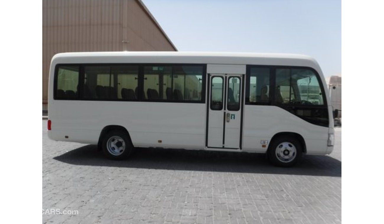 Toyota Coaster Hiroof 4.0L Dsl M/T 22Str- 22YM - WHT_GRY (FOR EXPORT)