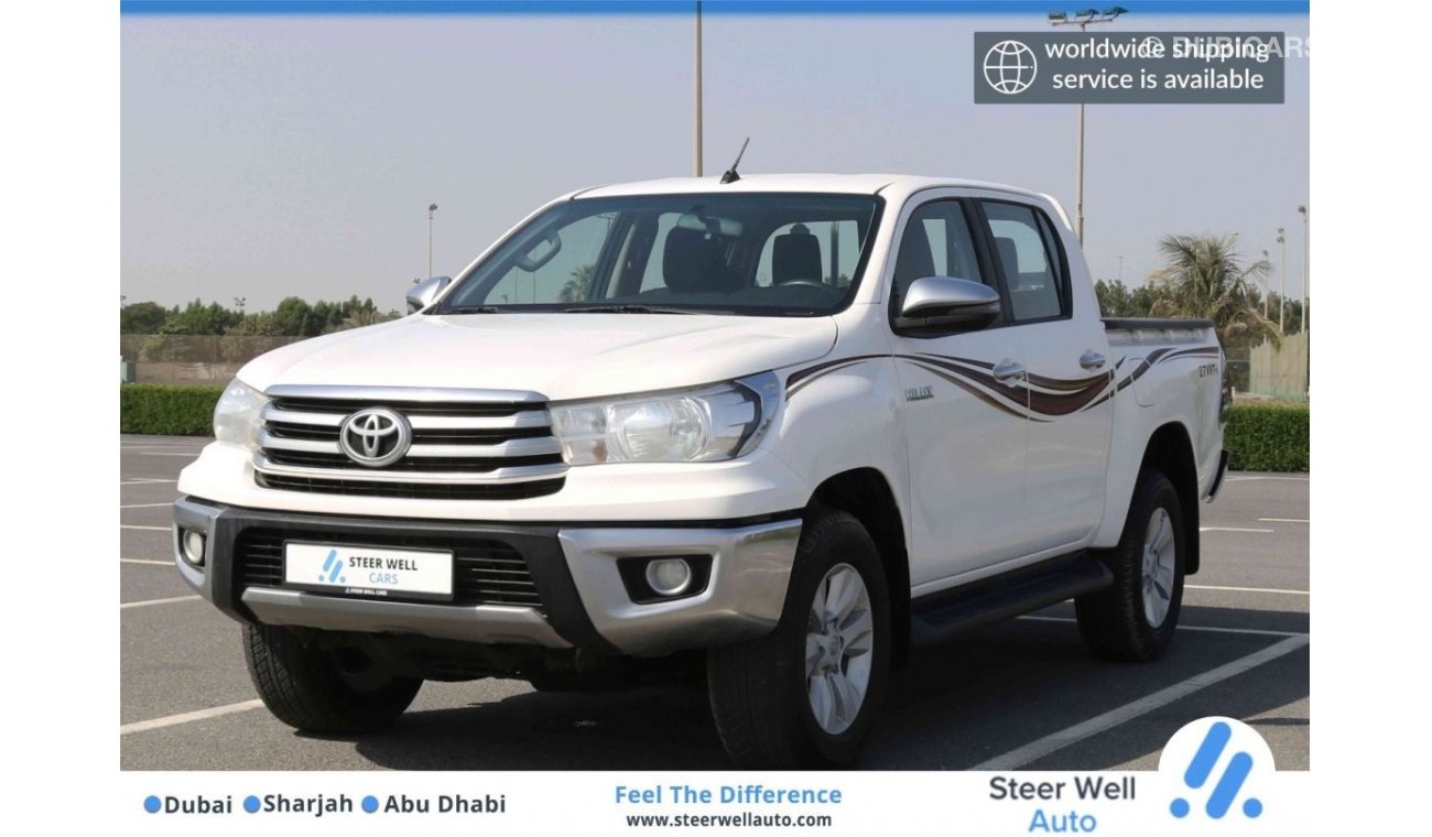 تويوتا هيلوكس 2019 | HILUX 4X4 DOUBLE CABIN MANUAL GEAR - WITH GCC SPECS AND EXCELLENT CONDITION