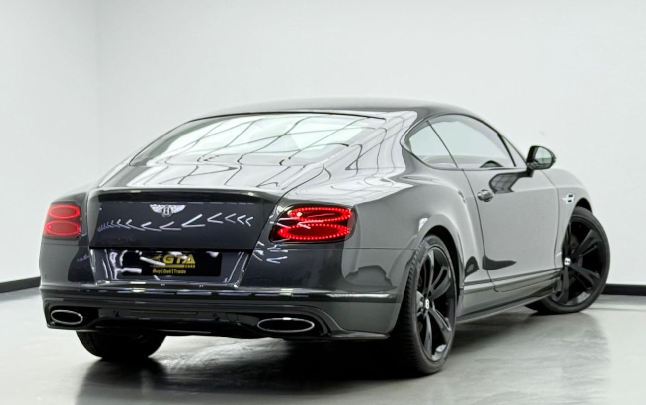 بنتلي كونتيننتال جي تي Speed W12 2017 Bentley Continental GT Speed W12, Service History, Low Kms, Excellent Condition, GCC