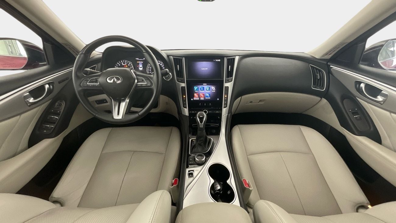 إنفينيتي Q50 Premium / Luxe | upto AED 20,000 Ramadan Discount | شامل الضمان | 0 ﺪﻔﻋﺓ ﺃﻮﻟﻯ