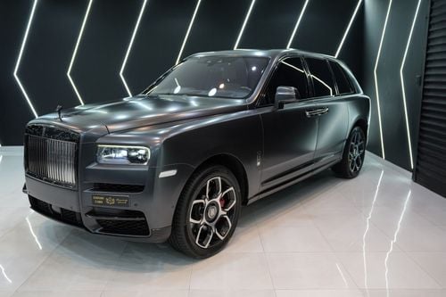 Rolls Royce Cullinan BLACK BADGE 2022 Rolls-Royce Cullinan Black Badge, Rear Entertainment, Bespoke Audio, Starlight, GCC Specs!!