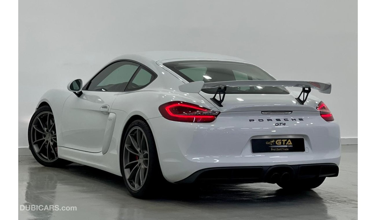 Porsche Cayman GT4 2016 Porsche Cayman GT4, Porsche Warranty-Full Service History, GCC