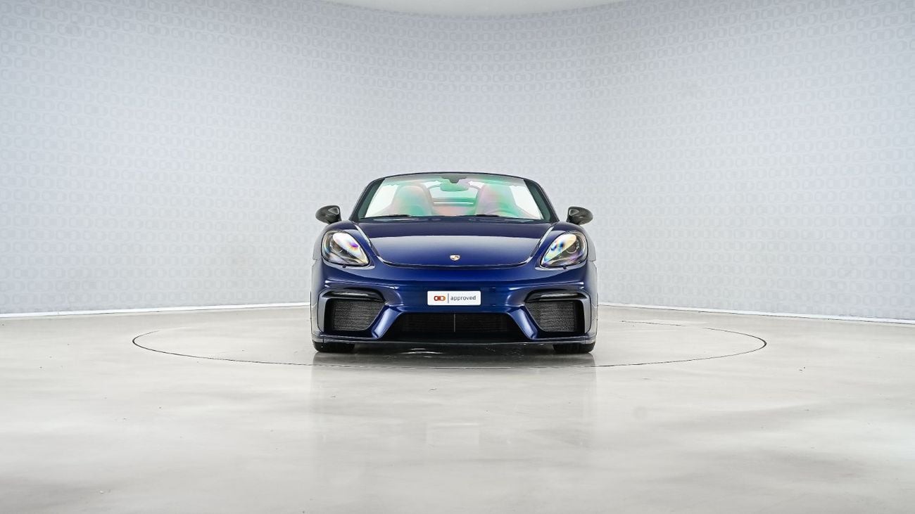 Porsche 718 Spyder 718 Spyder PDK | AED 7,162 PM | Warranty March 2027 | GCC
