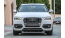 Audi Q3 35 TFSI 2015 GCC under Warranty with Zero Down-Payment.