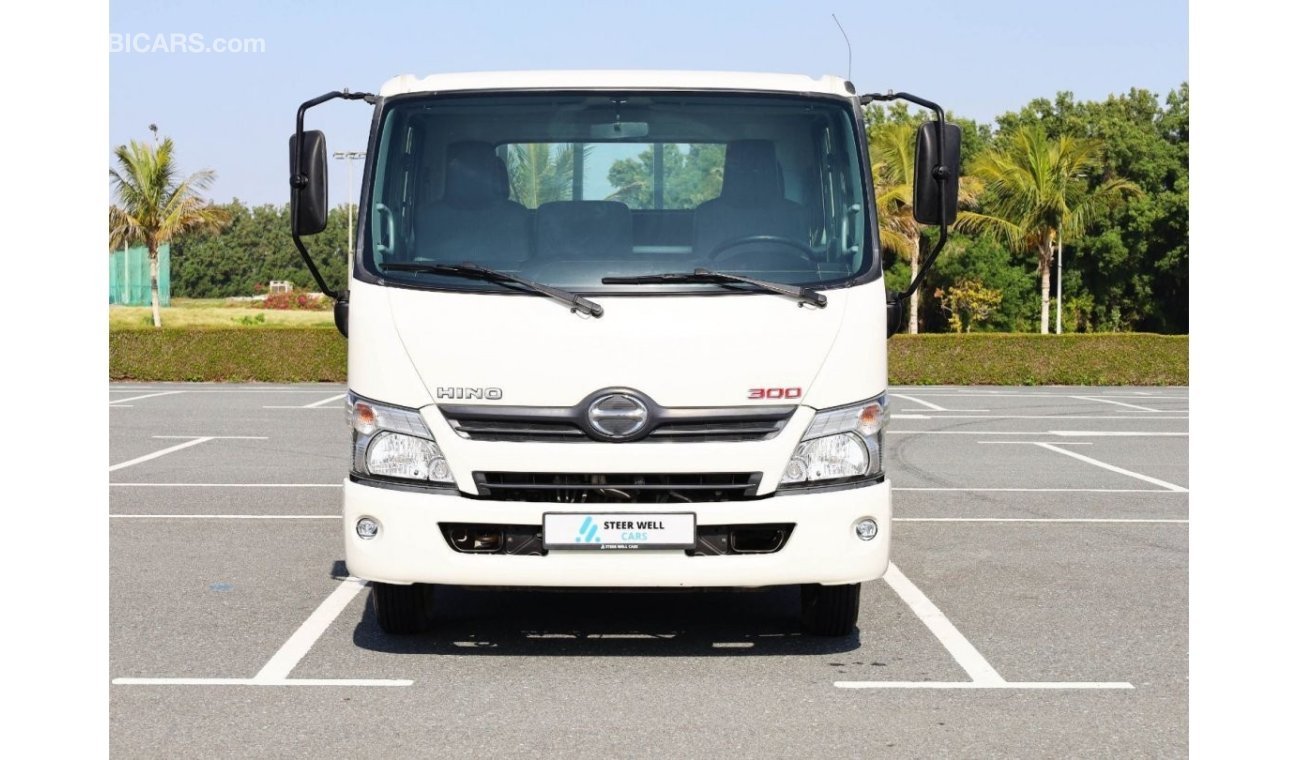 Hino 300 Series 614 Dual Cab Truck with Rear AC | Excellent Condition | GCC