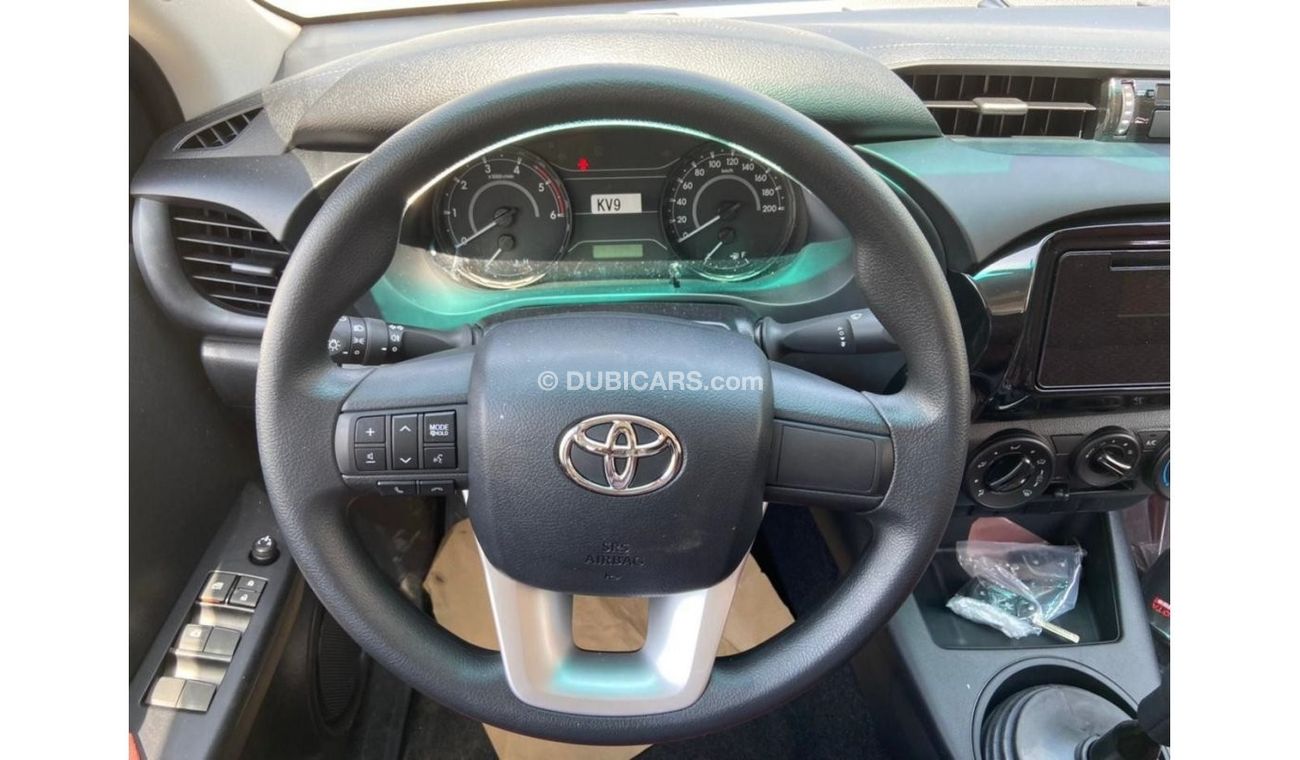 تويوتا هيلوكس DC DIESEL 2.4L 4x4 6MT Plast Bump, AC, 6STR, AIR COMP, 2SPK, 2ABG, AVAILABLE IN COLORS