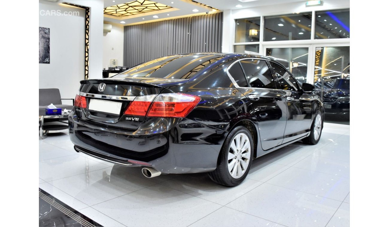 Honda Accord EXCELLENT DEAL for our Honda Accord 3.5 V6 ( 2013 Model ) in Black Color GCC Specs