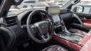 لكزس LX 600 SIGNATURE 2026 Lexus LX600 Signature 3.5L AT Petrol (Black-Red)