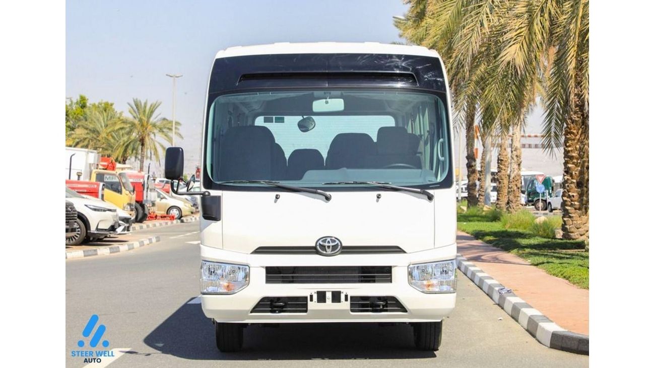 Toyota Coaster 2024 23 Seater Bus - 4.2L RWD - with 3 Years Warranty - MT DSL - Book Now!