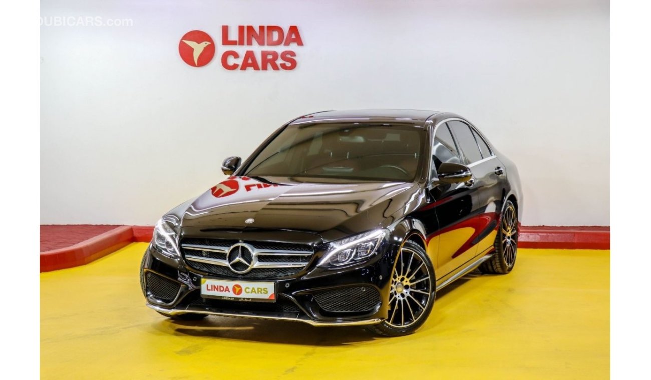 Mercedes-Benz C200 Mercedes Benz C200 AMG 2017 GCC under Agency Warranty with Flexible Down-Payment.