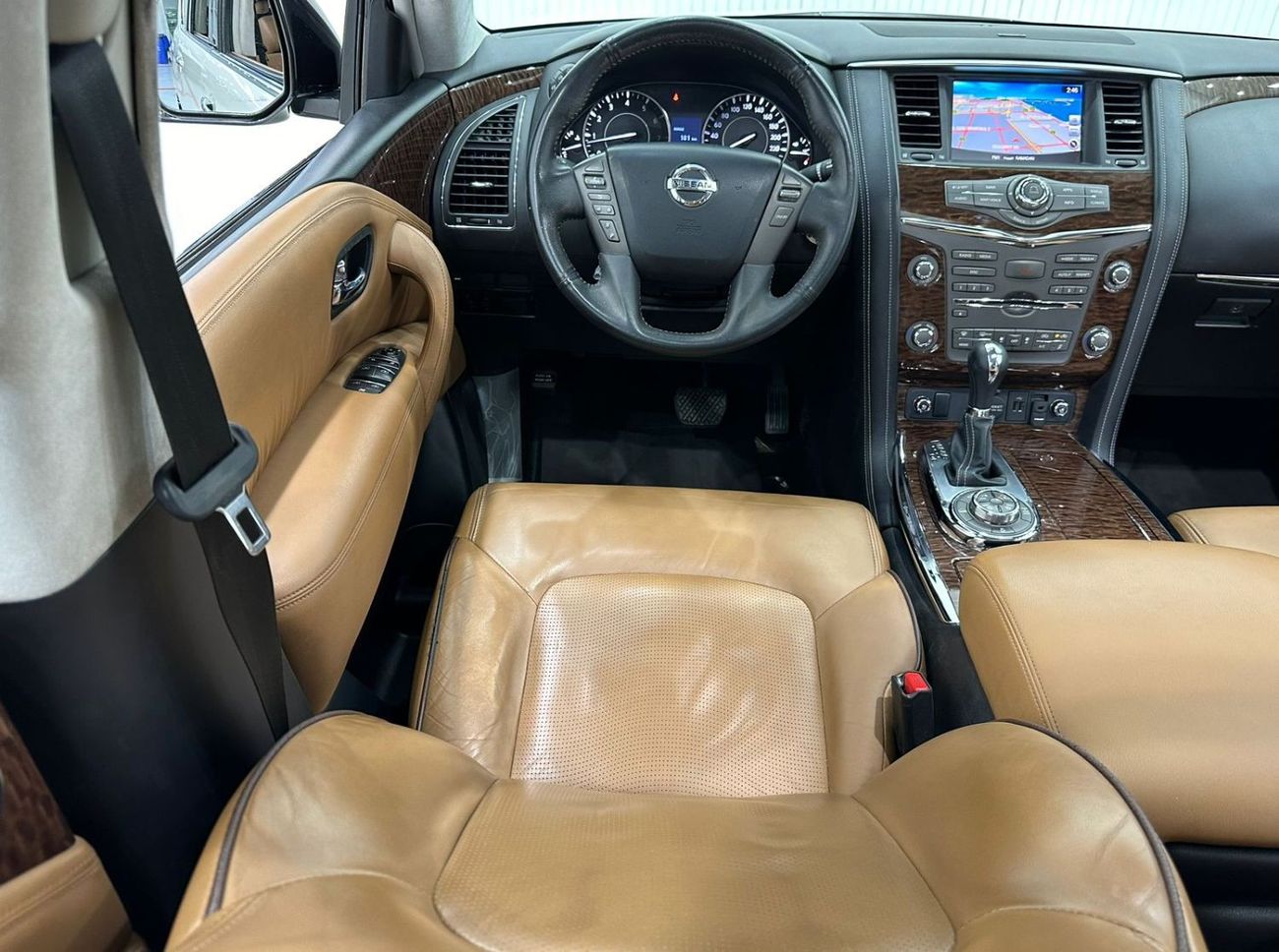 Nissan Patrol LE Titanium 2018 Nissan Patrol Titanium, April 2025 Warranty, Full Al Rostamani Service History, GCC